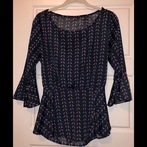 Backless shirt